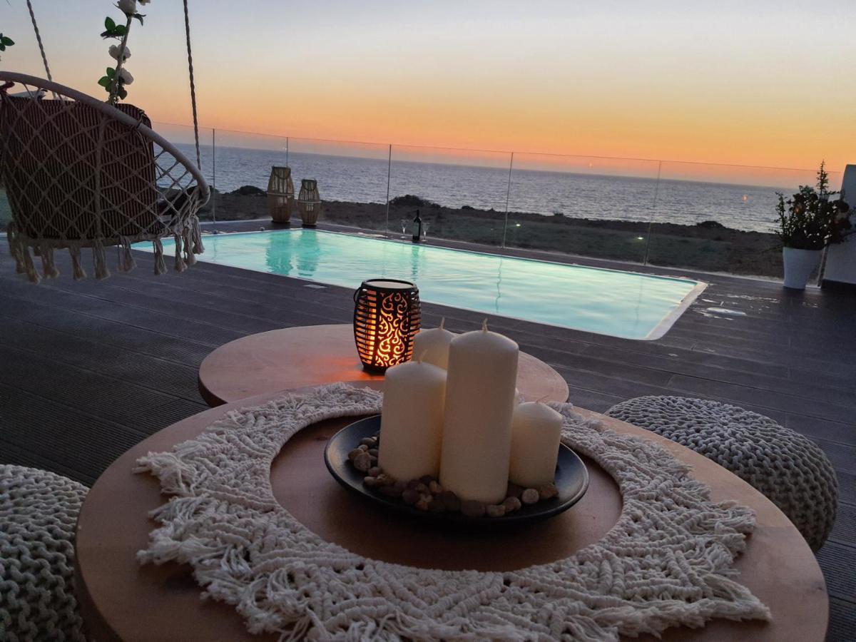 Tramonto Luxury Villa No1- Breathtaking Sunset View Foiníkion エクステリア 写真