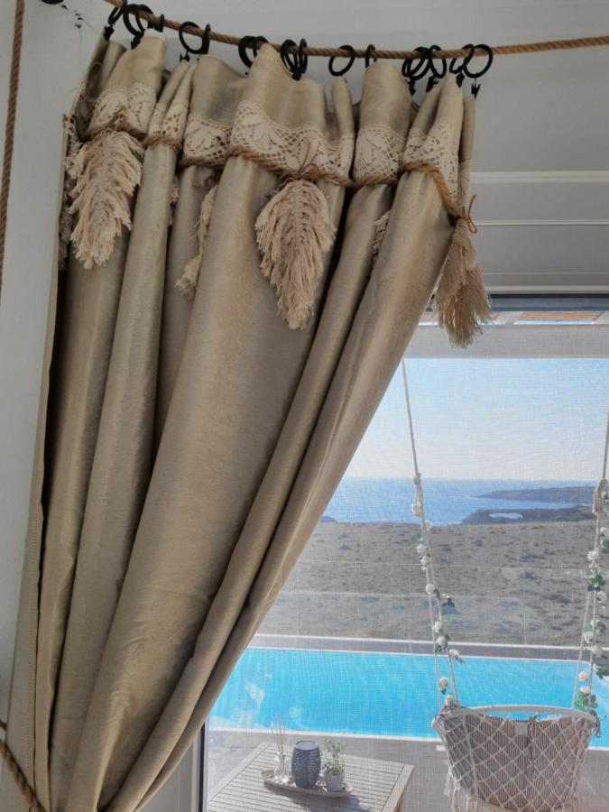 Tramonto Luxury Villa No1- Breathtaking Sunset View Foiníkion エクステリア 写真