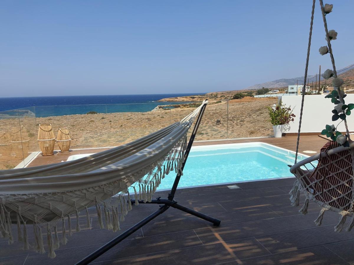 Tramonto Luxury Villa No1- Breathtaking Sunset View Foiníkion エクステリア 写真