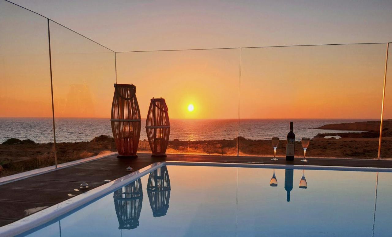 Tramonto Luxury Villa No1- Breathtaking Sunset View Foiníkion エクステリア 写真