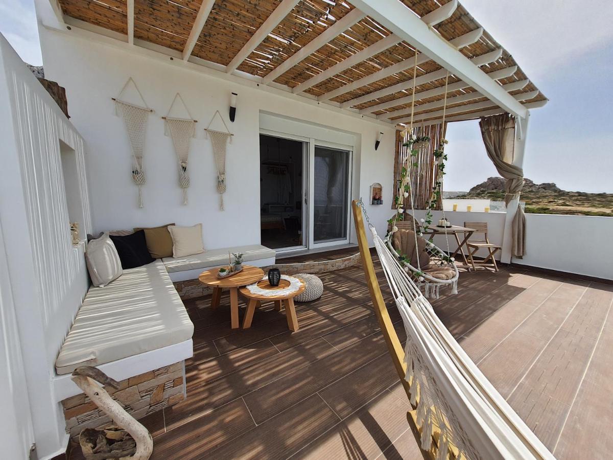 Tramonto Luxury Villa No1- Breathtaking Sunset View Foiníkion エクステリア 写真
